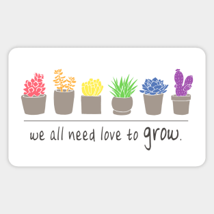 Succulent Pride Sticker